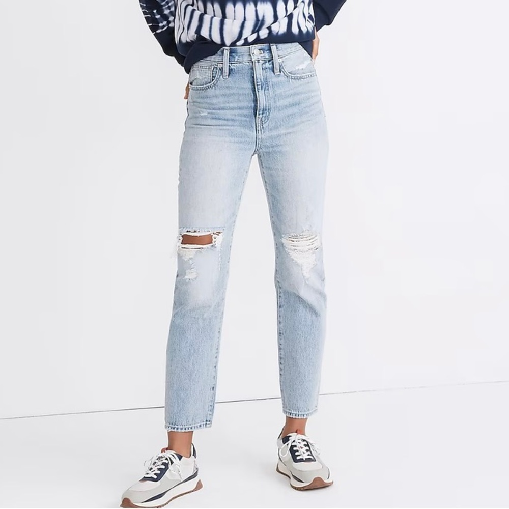 Madewell The Perfect Vintage Ripped High Rise Jeans Size 25